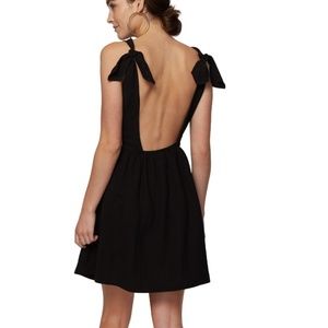 RACHEL PALLEY Linen Adriano Dress - Black